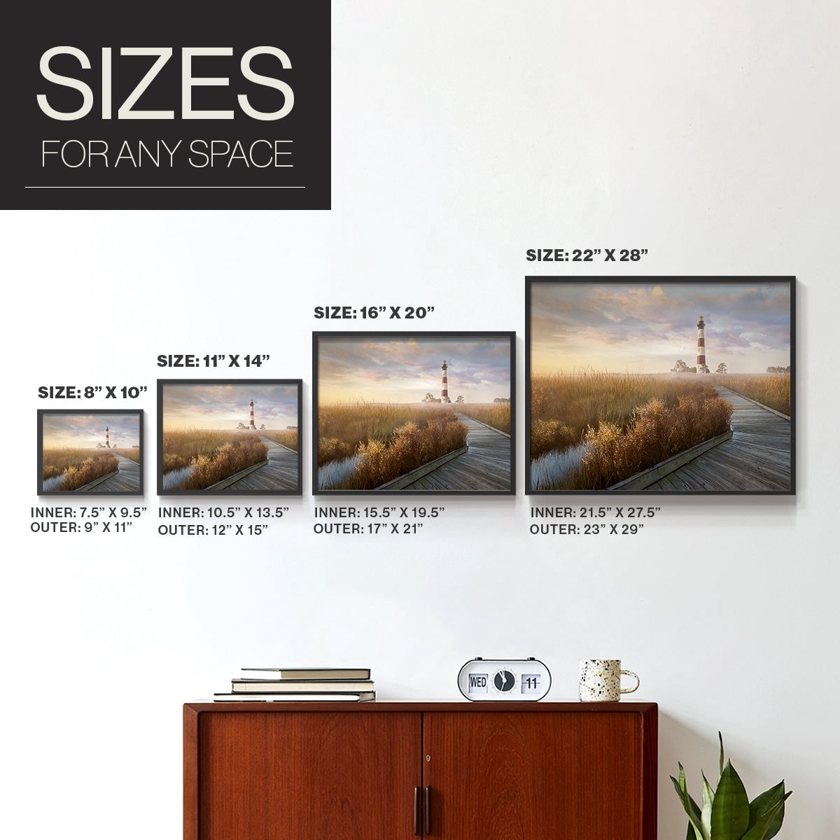 Private Path I by Mike Calascibetta - Restickable Framed Giclée Print