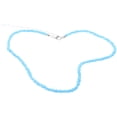 thumbnail image 3 of Miangastore 1Pc Individual Character Beaded Single - Layer Necklace Simple Color Rice Bead Necklace (Blue), 3 of 8