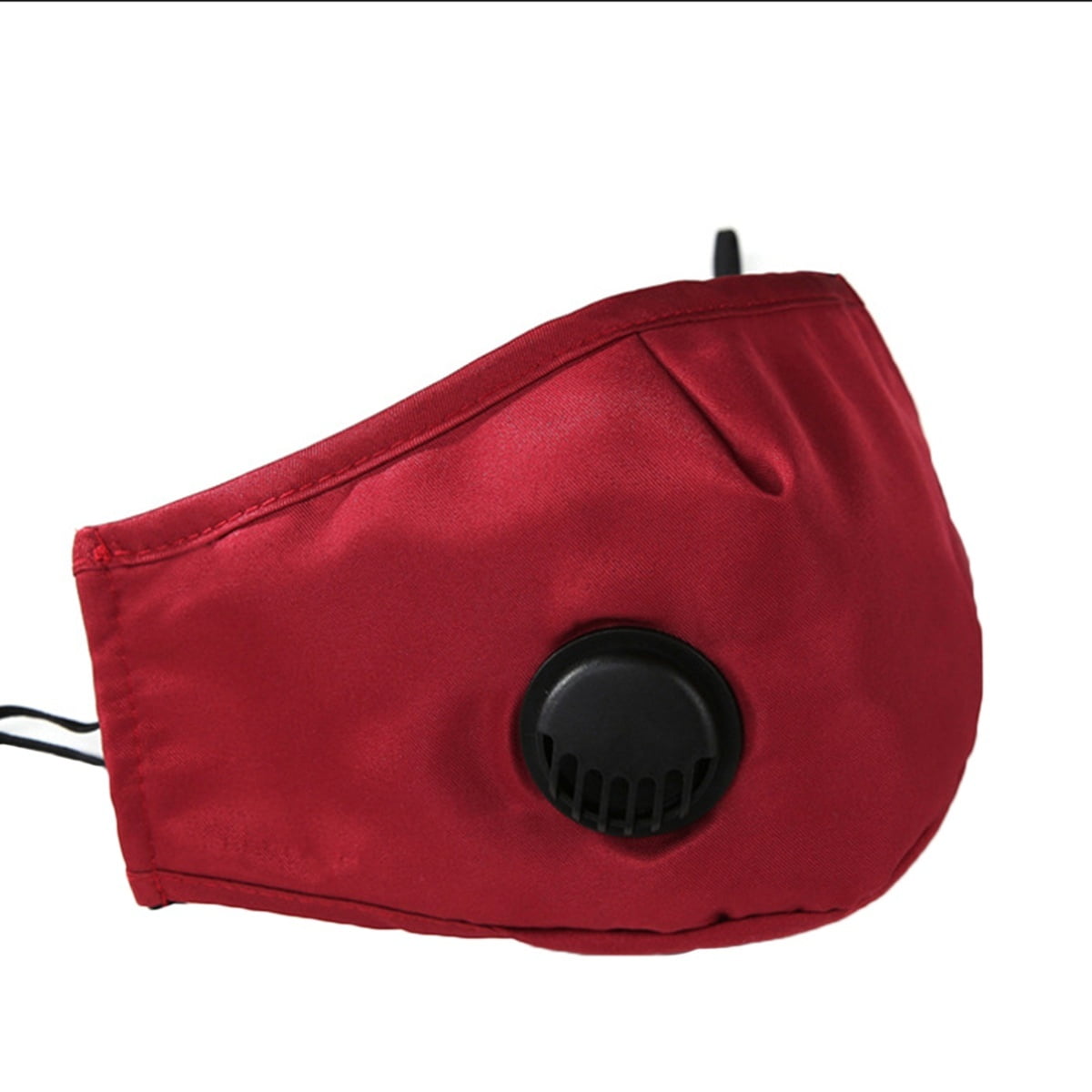 Unisex Cotton Face Mask Washable with Breathing Valve Respirator Face Mask PM2.5 AntiDust haze