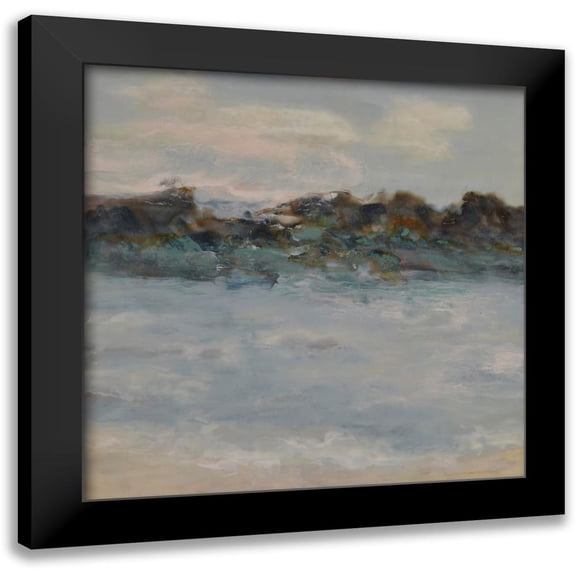 Shanti, Shima 12x12 Black Modern Framed Museum Art Print Titled - The Perilous Quest