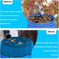 thumbnail image 4 of Rain Barrel Mesh Cover, Protective Net with Drawstring Ensuring Clean Water for Outdoor Garden, Water Collection Buckets Cover (Diameter 80 cm), 4 of 5