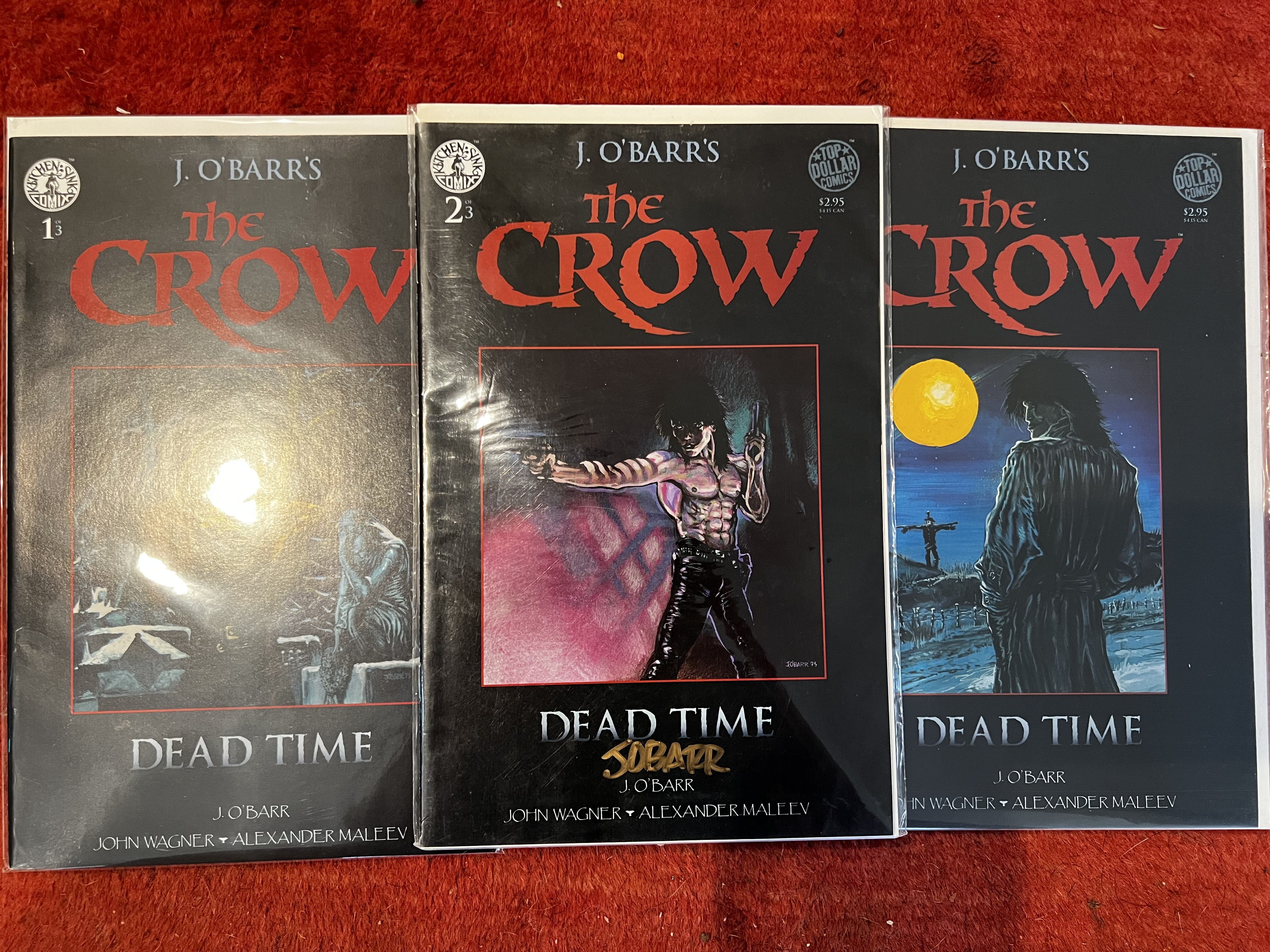 The Crow Dead Time #1 , #2 (Signed) and #3 Set