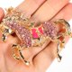 thumbnail image 5 of Moluckfu Llavero Colgante Caballo Rosa Con Artístico Para Adornar Llaves Y, 5 of 6