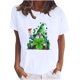thumbnail image 1 of Camiseta de manga corta con cuello redondo suelta informal estampada para mujer Fridja  gope2367, 1 of 4