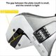 thumbnail image 5 of Ratchet Adjustable Wrench Self-Tightening Adjustable Wrench 12 Inches, 5 of 5