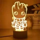 thumbnail image 3 of Figuras de acción de Disney Marvel Spiderman con luces LED nocturnas, modelo de Iron Man de Los Vengadores, lámpara 3D para niños, juguetes, regalo de cumpleaños para niños, 3 of 5