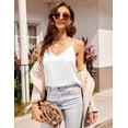 thumbnail image 3 of EKOUAER Casual Sleeveless Top Womens Silk Tank Top Camisole 2 Pack, 3 of 6