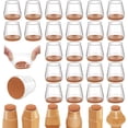 thumbnail image 1 of 24 protectores de silicona para patas de silla, almohadillas de fieltro para muebles para pisos de madera, protectores de goma para patas de silla para pisos de madera, tapas para patas de silla, cubi, 1 of 4