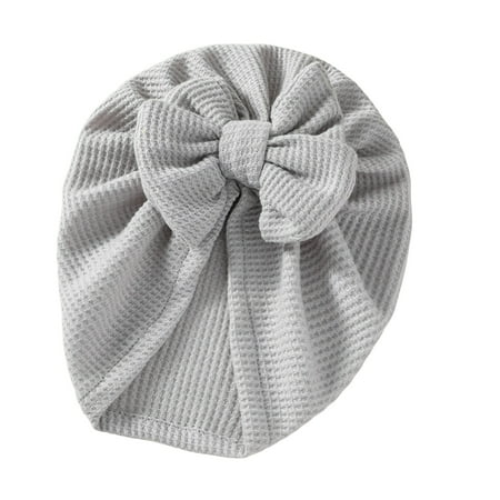 

Mieeyali Newborn Baby Turban Hat Classic Bow Knot Beanie Cap Stretchy Head Wrap for Infants