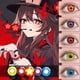 thumbnail image 2 of 2 Pzs/1 Par De Lentes De Contacto De Colores De Color Anime Pupila Genshin Hutao Cosplay, 2 of 4