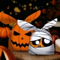 thumbnail image 1 of Travelwant 50Pcs Halloween Ear Candy Gift Bag Snack Bag Rabbit Goody Bags Biscuits Cookies Bakery Cakes Plastic Bags for Halloween Party Supplies, 1 of 8