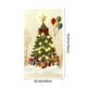 thumbnail image 3 of 3D Embroidery Christmas Door Curtain Holiday Decorative Cover for Front Door Wall Party Festival Home Decorations, 3 of 6