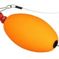 thumbnail image 4 of (2 pack) Comal Weighted Oval Float Leader, Orange, 4 of 6