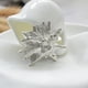 thumbnail image 3 of Solapa Flor Cristal Boutonniere Azul Floral Pin, 3 of 8