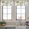 thumbnail image 4 of LALILO Kitchen Curtain Valance Botanical Tea Tree And Medical Rod Pocket Window Curtain 52"x 18" Set of 2, 4 of 7
