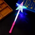thumbnail image 5 of hejhncii 14.6x4.1in Bright Lamp Light Stick Glowing Stick Magic Projection Flashing Star Light Stick for Concerts Night Club, 5 of 17