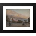 thumbnail image 2 of Jan Ciągliński 24x19 Black Modern Framed Museum Art Print Titled - Yalta (Spring) (1906), 2 of 5