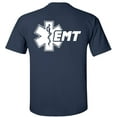 thumbnail image 2 of Fair Game Star of Life EMT T-Shirt Emergency Medical Technician-Navy-M, 2 of 5
