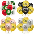 thumbnail image 2 of 12 globos de látex de 10/12 pulgadas con texto "Feliz Año Nuevo", decoración navideña, decoración de fiestas de Navidad 2025, bolas de helio de aire, 2 of 5
