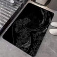 thumbnail image 3 of Earth Bath Mat,Black Wave Non-Slip Volume Super Absorbent Fast Drying for Bathroom Kitchen Door mat,Eco-Friendly Easy to Clean 20×31Inch (50 * 80cm), 3 of 6