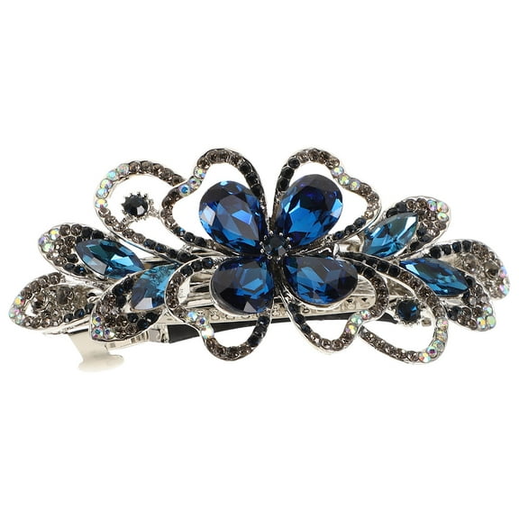 CTIRCHIU Bride Hair Piece Hair Clip Dark Blue 1Set