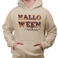 thumbnail image 2 of Halloween Vibes Hoodie Sweatshirt Unisex Small Sand, 2 of 5