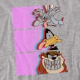 thumbnail image 2 of Looney Tunes Tiles Women's T Shirt, Athletic Heather, X-Large, 2 of 6