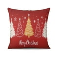 thumbnail image 2 of Merry Christmas Winter Snowflake Believe Throw Pillows Cover Beautiful Square Cushion Covers 4 Pack Fashion Throw Cushion Case for Indoor Home Bedroom, 2 of 7