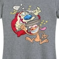 thumbnail image 3 of Ren & Stimpy - Smashing Time - Women's Short Sleeve Graphic T-Shirt, 3 of 5