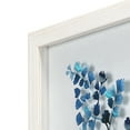 thumbnail image 3 of Crystal Art Gallery Contemporary Botanical Set of 2 Framed Glass Prints, Blues, 3 of 6