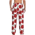 thumbnail image 3 of Goofa Hand Drawn Tomatoes Printed Soft Pajama Pants for Men, Wide Leg Comfy Casual Lounge Yoga Pants-XX-Large, 3 of 9