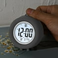 thumbnail image 6 of Avdolw Digital Electronic Clock LED Display, Stereo Digital Display with Snooze Alarm, 12/24H Switching, Countdown Timer, Battery Operated, Compact and Portable for Home, Office, Travel - Gray, 6 of 8
