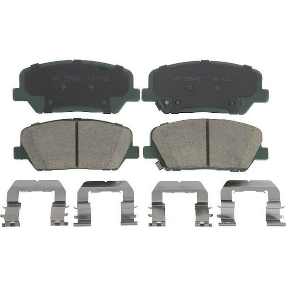 Front Brake Pad Set - Compatible with 2010 - 2016 Hyundai Genesis Coupe 2011 2012 2013 2014 2015