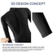 thumbnail image 3 of Traje De Baño Deportes Acuáticos Traje completo Traje de neopreno Cálido Natación Surf Snorkel Traje de buceo (XXL), 3 of 8