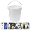thumbnail image 3 of 2pcs Plastic Storage Bucket With Lid Reusable Round Water Bucket Sealed Bucket For Home, 3 of 8
