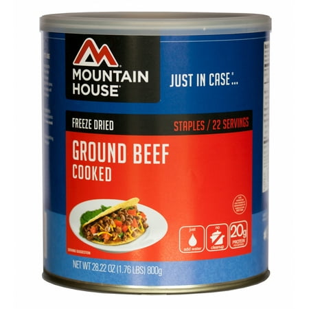 1 Lb Ground Beef Recipes - Mountain House - (6 Pack) Ground Beef - #10 Can