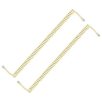 Uxcell 2 Pack Phone Cord for Landline, 6.6 Feet(Coiled 1.3 Feet) RJ9/RJ10 4P4C Landline Handset Cord Universal Telephone Phone Cable for Telephone Handset Accessory, Beige