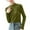Olive Green, variant on Wyobmus Womens Turtleneck Shirts Long Sleeve Fleece Undershirts Slim Fit Tops Mock Neck Base Layer Tops Beige