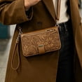 thumbnail image 6 of PU Leather Handbag 2-in-1 Crossbody Shoulder Bag with Card Slot, Convertible Everyday Travel Purse for Women with Backpack Strap, 6 of 8