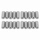 thumbnail image 2 of 20-Pack M6x1 L25mm Stainless Steel Hex Coupling Nuts for Threaded Rods, Bolts, and Mechanical Screws Connection, 2 of 5