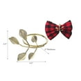 thumbnail image 2 of Gold Metal Leaf Napkin Ring - Set of 6, 2 of 4