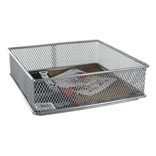 Design Ideas 120939 Silver Stainless Steel Mesh Drawer Organizer, 6 x 6 in.
