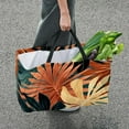 thumbnail image 7 of Tropical Jungle Palm Leaves Large Capacity Foldable Reusable Oxford Cloth Laundry Basket - Multipurpose Tote Bag, Shopping Bag, Picnic Basket, 7 of 7