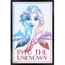 Disney Frozen 2 - Into the Unknown Wall Poster, 22.375" x 34", Framed