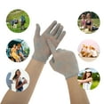 thumbnail image 4 of Unique Bargains 1 Pair Sunblock Mittens Floral Lace Sun Block Driving Gloves for Women Gray, 4 of 5
