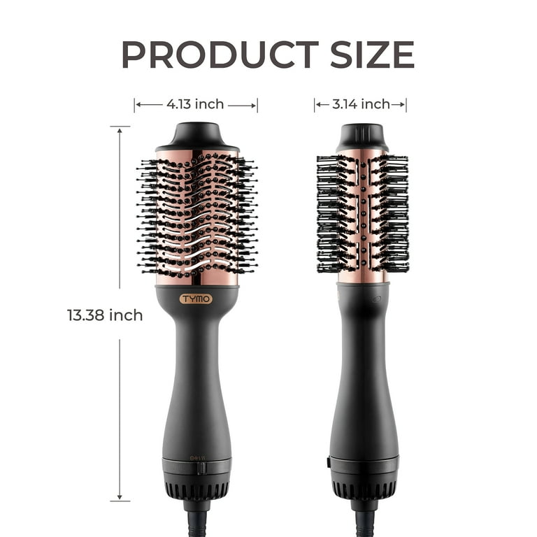 TYMO 4-in-1 Hair Dryer Brush with Negative Ion Technology, 1100W