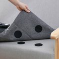 thumbnail image 4 of MYG 10Pcs Double Sided Sticky Tape Adhesive Sticker Rug Mat Carpet Gripper Pad, 4 of 9