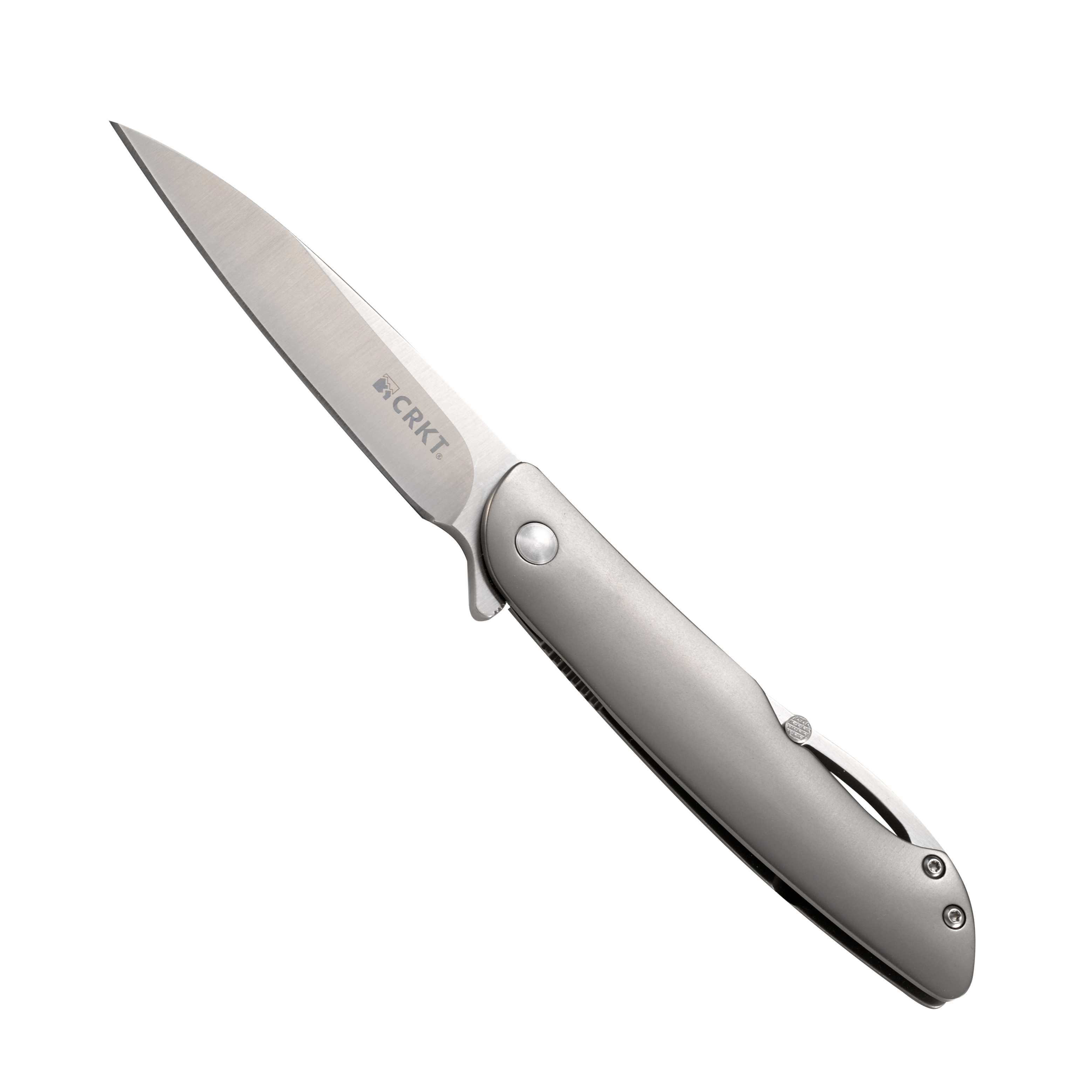 CRKT Swindle EDC Folding Pocket Knife Gentleman Everyday Carry, Satin Blade, IKBS Ball Bearing