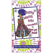 2022-2023 African American Checkbook Planner by Shades of Color, Quirky Wacky Wild and Wonderful!, 3.75 x 7.5 inches