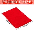 thumbnail image 2 of 40X60cm Red Chenille Bathroom Rug, Non Slip Absorbent Mat, Thick Quick Drying Floor Mat for Bathroom Entrance, 2 of 2
